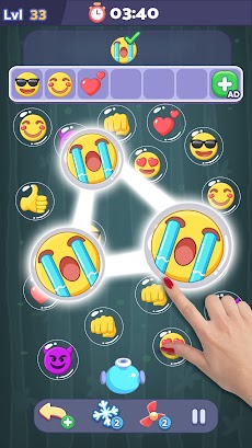Emoji Bubble Match3のおすすめ画像2