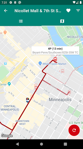 Bus When? (Twin Cities) Screen 3