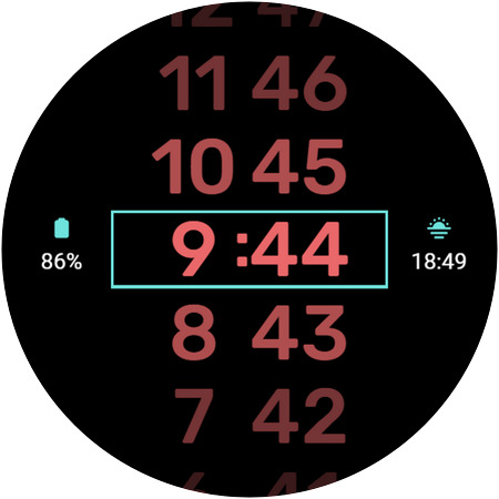 Linear - Digital Watchface Screen 2