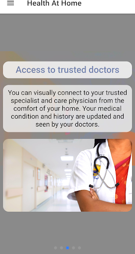 Android application Health At Home screenshort