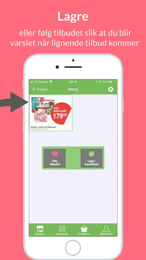 Tilbudsappen - Mattilbud rett i lomma