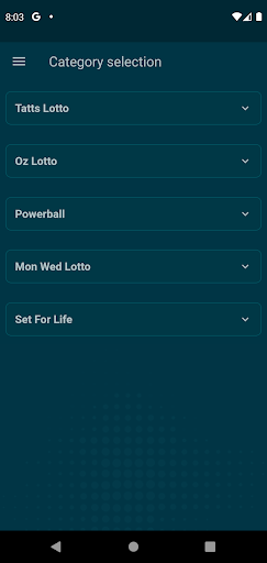 Lottery Analytics AU Screen 2