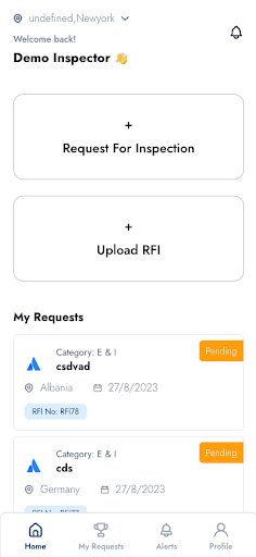Android application Enspek screenshort