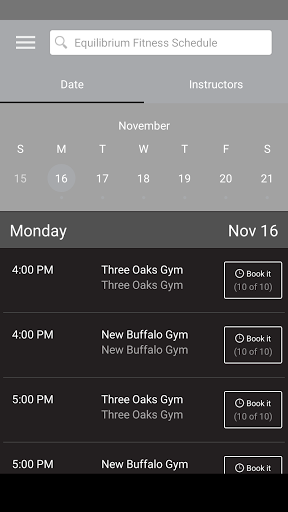 Equilibrium Fitness Screen 3