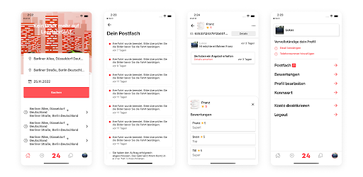 Android application Leerfahrten 24 screenshort