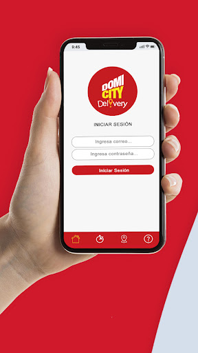 Android application Domicity Delivery screenshort
