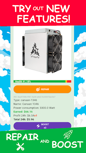 Crypto Mining Manager Screen 2