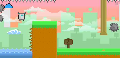 Android application SkyHop: Save the hero screenshort