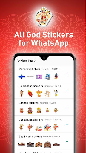 Android application God Stickers For whatsapp screenshort