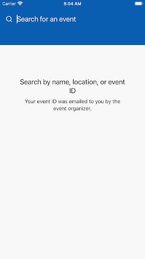 Clearwater Events Screen 2