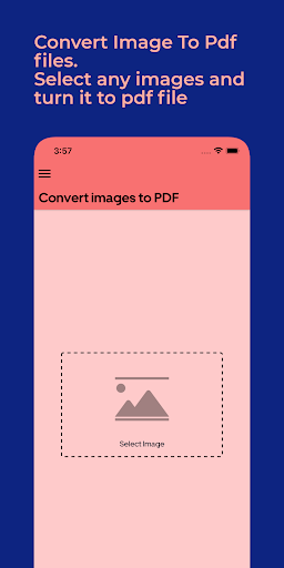 Android application ImgToPdf - Convert Img To Pdf screenshort