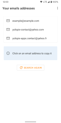 Anteprima dell'app