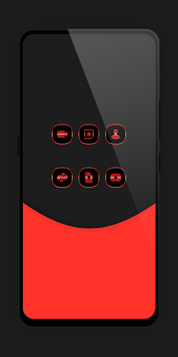 Dazzling Red Icon Pack Screen 2