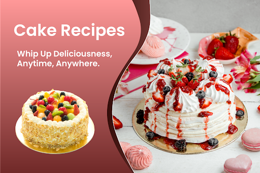 Android application Cake Recipes Tasty Cookbook screenshort