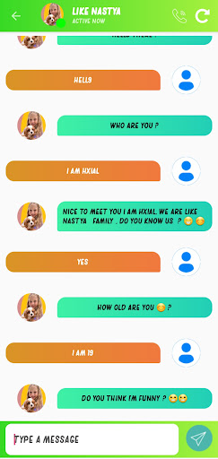 Android application Like Nastya call you prank screenshort