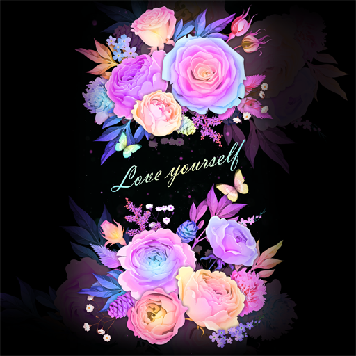 Pastel Flower Love - Wallpaper logo