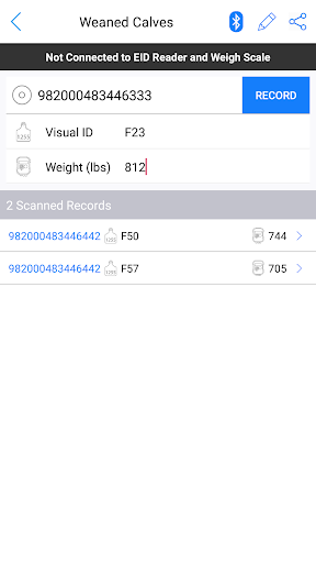 Android application TagMax by CattleMax screenshort