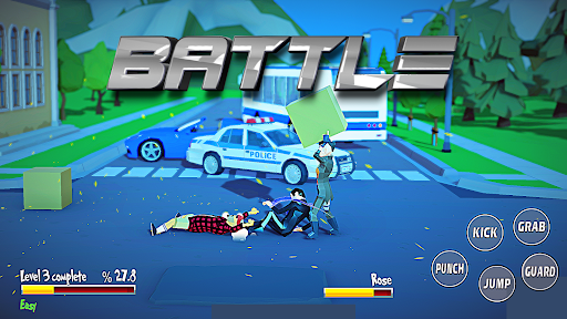 Agent Spy Street Gang Fight