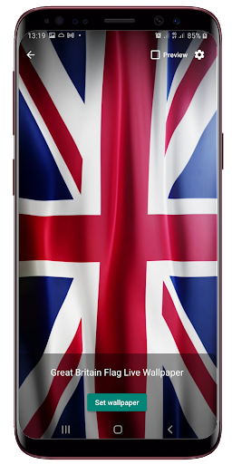 Britain Flag Live Wallpaper Screen 2