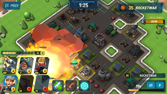 Rocket War: Clash in the Fog Screenshot