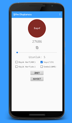 Ücretsiz Şifre Oluşturucu
