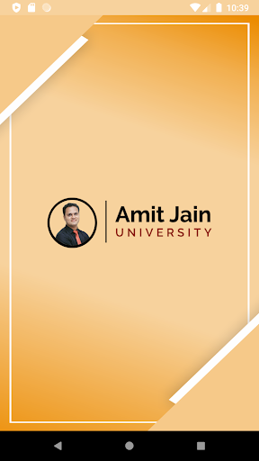 Android application Amit Jain University screenshort