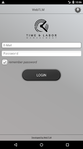 Android application WebTLM screenshort