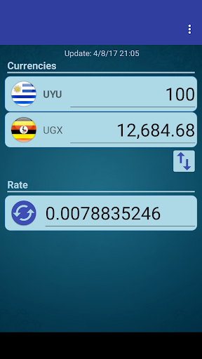 Android application UYU Peso x Uganda Shilling screenshort