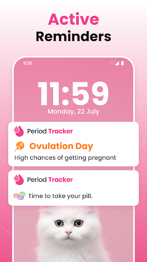 Screenshot of Period Tracker Ovulation Cycle