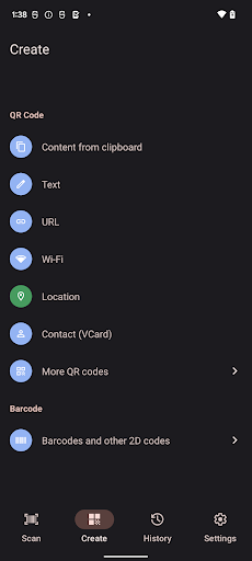 QRCoder Screen 2