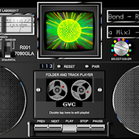 GVC 7090 GLA folder player VU-meter visualization