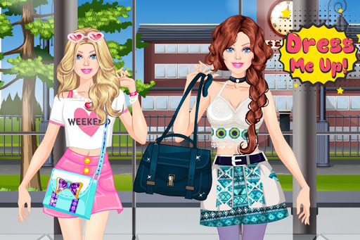 College Student Fashion Dress Up Game for girls 201002 screenshots 5