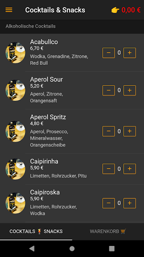 Android application Lucky Eventlocation screenshort