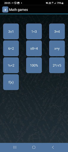 Android application Math workout - Brain training screenshort