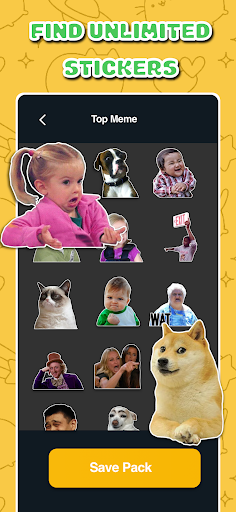 Android application AI Sticker Maker For WhatsApp screenshort