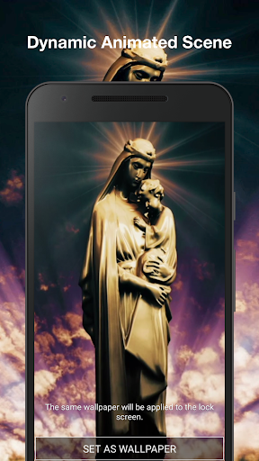 Virgin Mary Live Wallpaper Screen 2