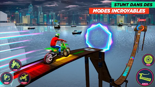 jeux de moto: jeu de course 3d