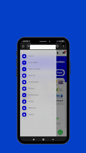Android application bargajadata screenshort