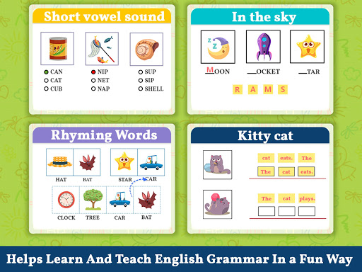 English Grammar and Vocabulary for Kids screenshots 14