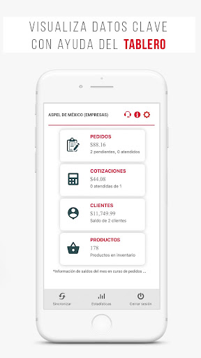 Android application Aspel-SAE Móvil 3.0 screenshort