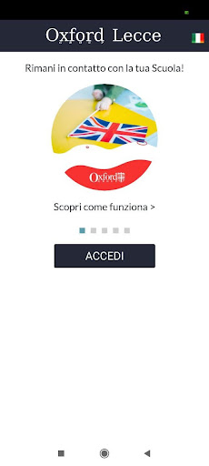Android application Oxford Group Lecce screenshort
