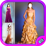 Beautiful Evening Gown Photo Montage icon