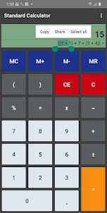 Standard Calculator w/ Ads