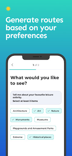 YOWAY: City walking routes Screen 2