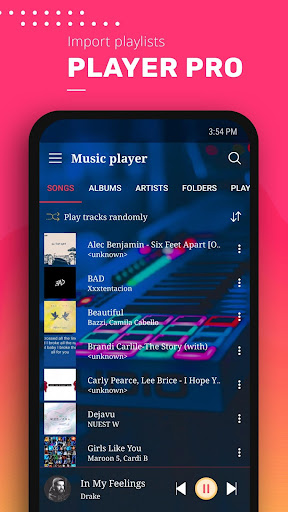 MP3 Music Player Pro Screen 2