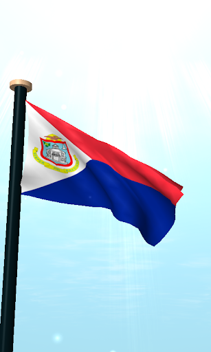 Sint Maarten Flag 3D Free
