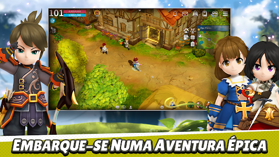 Visualização do aplicativo