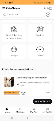 Pets Shopee Screen 3