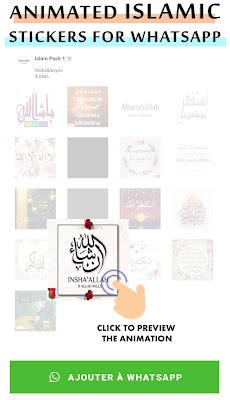 Animated Islamic WastickerAppのおすすめ画像2