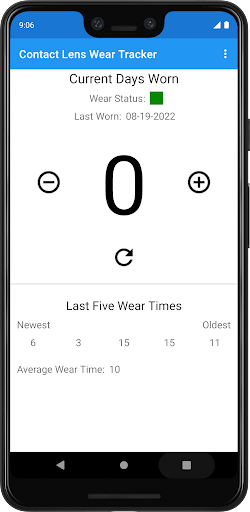 Contact Lens Tracker